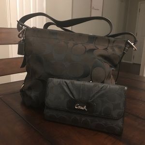 Coach Crossbody/Shoulder Bag & Wallet Bundle